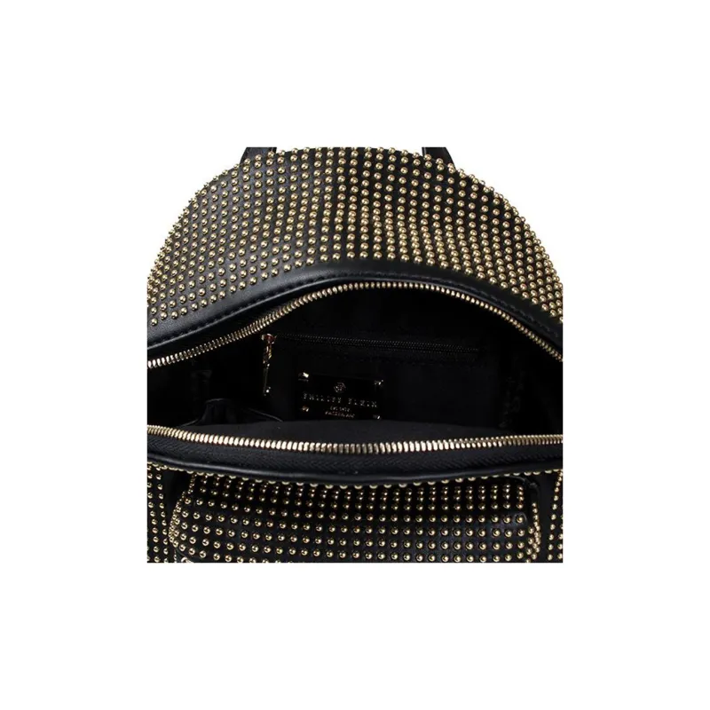 PHILIPP PLEIN Polyester Backpack Regular Women's Black-4