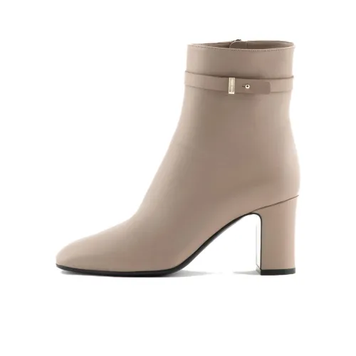 EMPORIO ARMANI Ankle Boots Women's Light Brown