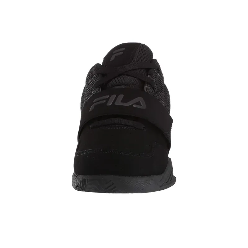 FILA Cushioning Wear Resistant Low Top Running Shoes Unisex Black-3