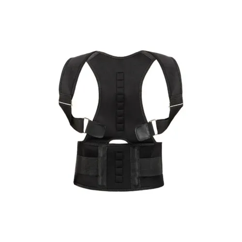 JUNGLELEOPARD CLB Back Support Braces Breathable Protective Rehabilitation Black Unisex