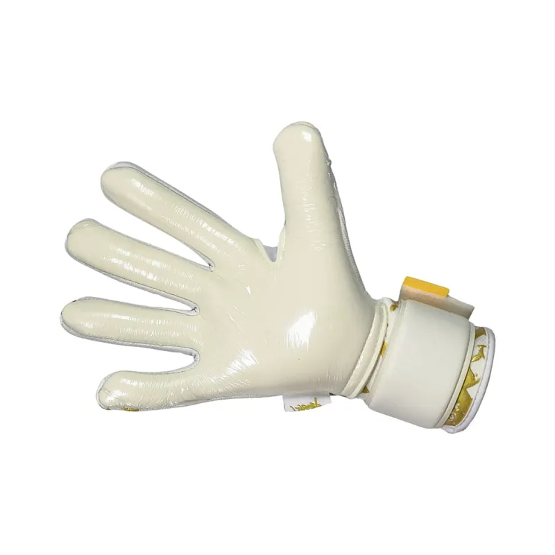 Defense Goalkeeper Gloves Latex Professional Competition Unisex 7 8 9 10 White Gold-2