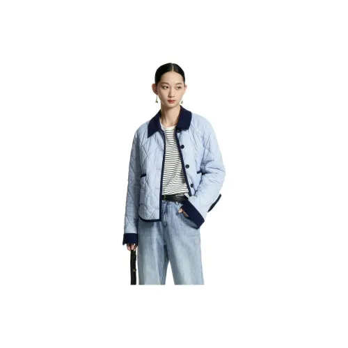 Initial language Puffer Jackets Women's Light Blue