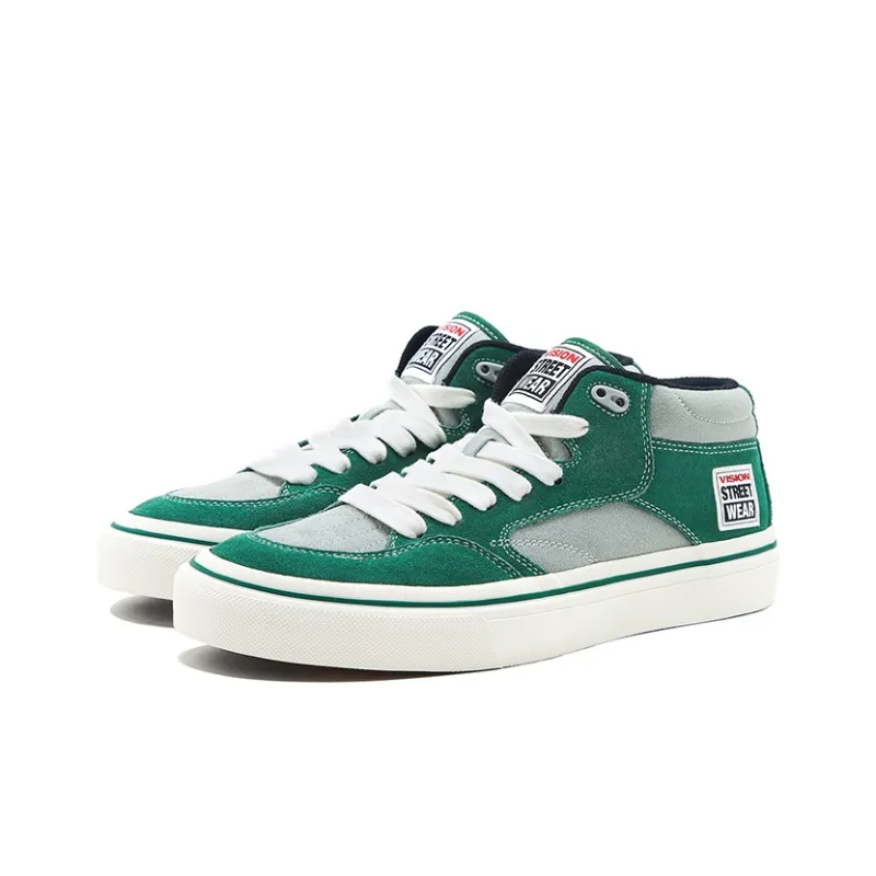 Vision Street Wear Concave Mid Top Skateboard Shoes Unisex Moss Green-2