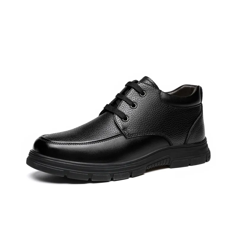 CHINT Dress Shoes Men High Top Black-1