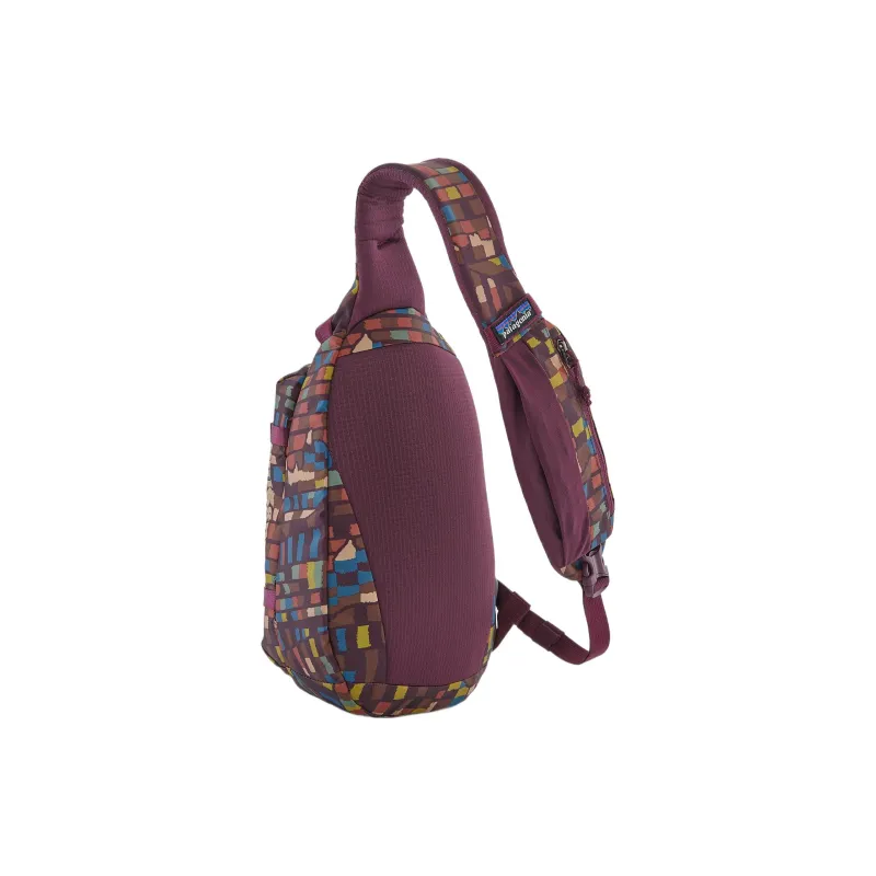 Patagonia Recycled Polyester Shoulder Bag Crossbody Bag Sling Bags Unisex Night Plum Blossom Purple-2