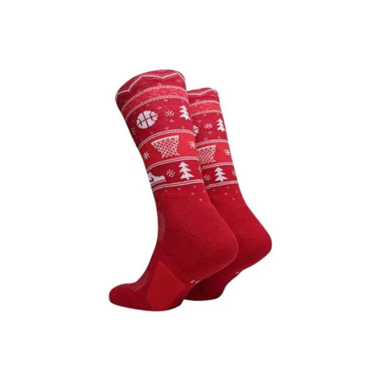 Nike Mid Calf Socks Men's 1 Pack Red-2