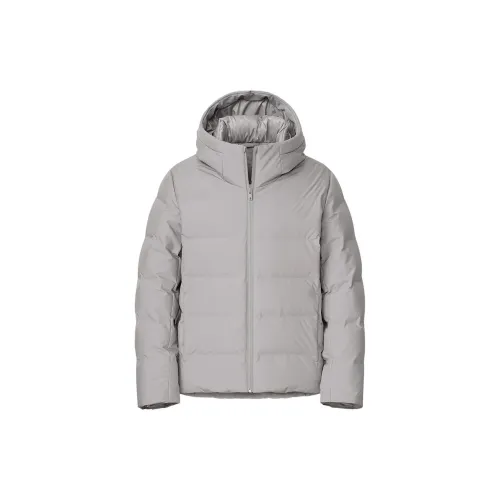 UNIQLO Down Jackets Men Light Gray