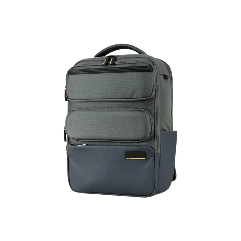 SAMSONITE Cordura Fabric With Polyurethane Coating Laptop Backpack Men's Gray With Navy Accents-1