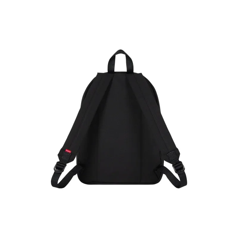 Supreme SS21 Cotton Canvas Backpack Regular Unisex Black/White-2
