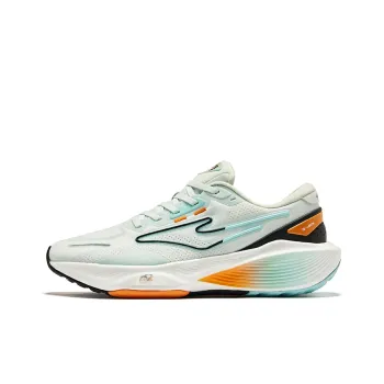 Erke Odd Bullet 5.0 Running Shoes Men Low Top Heather Gray Jet Black