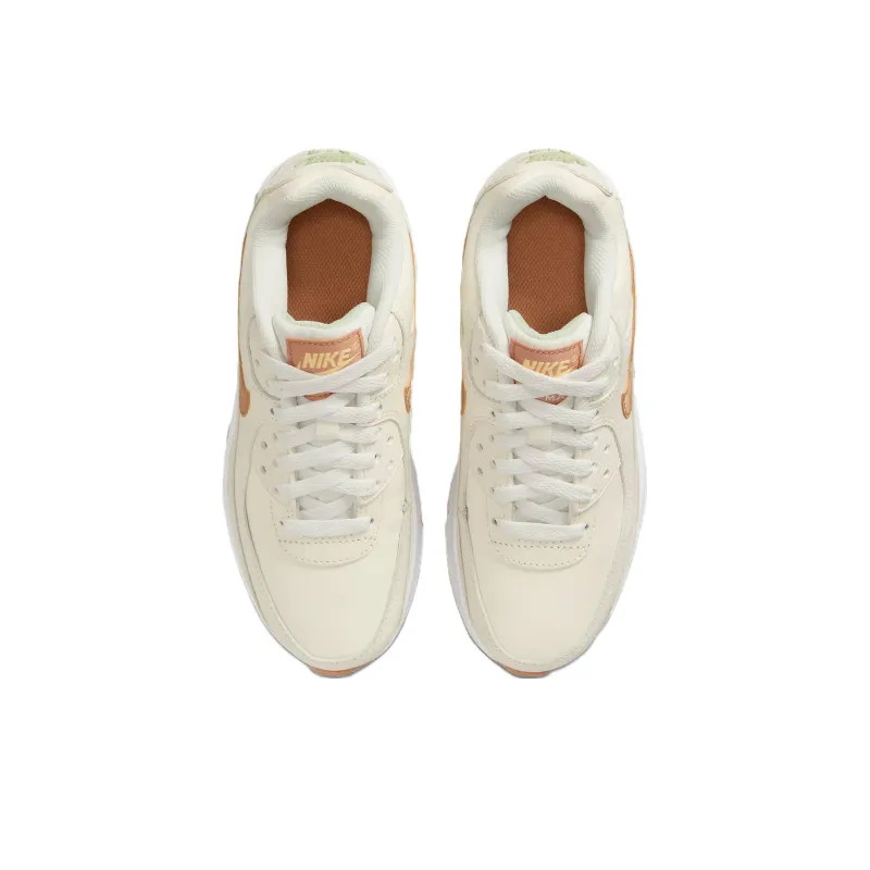Nike Air Max 90 Leather 'Pale Ivory Honeydew' Gs-2