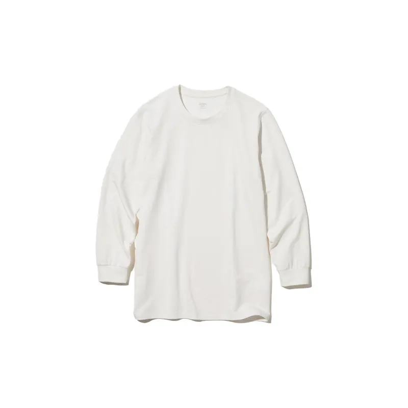 UNIQLO Thermal Tops Men's White-0