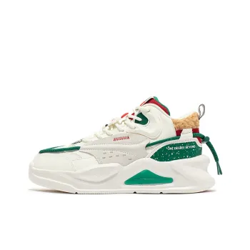 361° Jincheng Warm Low Top Skateboard Shoes Women's Feather White