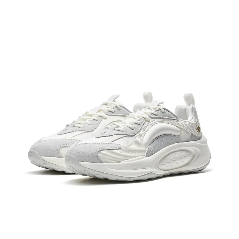 XTEP Low-Top Casual Shoes Men's Sail White/Moonstone Gray-2