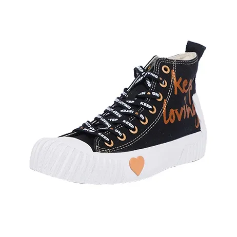 ISTEP High Top Canvas Shoes Women's Black