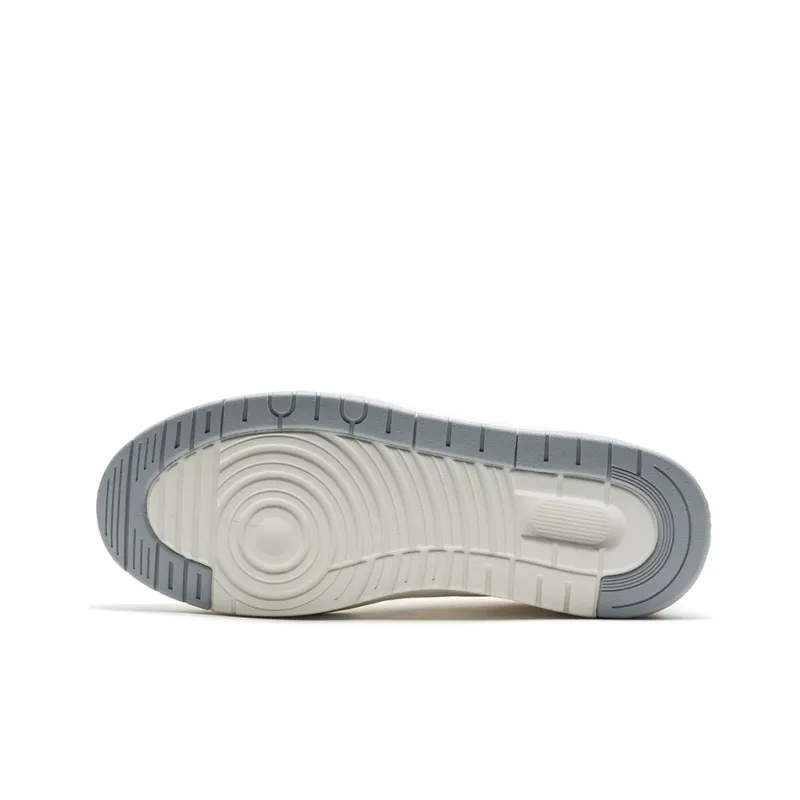 XTEP Low Top Skateboard Shoes Men's Sail White/Smoke Gray-5