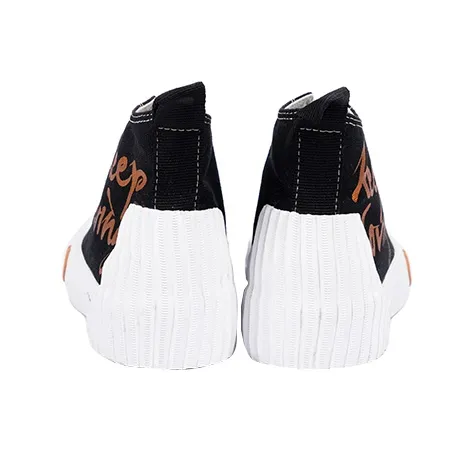 ISTEP High Top Canvas Shoes Women's Black-4