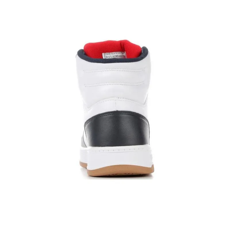 Levis Slip-Resistant Coverage High-Top Skateboard Shoes Men's Black White Gray-4