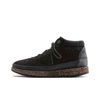 Birkenstock High Top Casual Shoes Unisex Black Regular