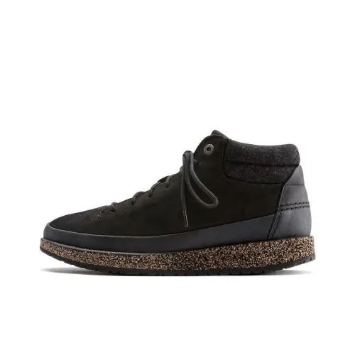 Birkenstock High Top Casual Shoes Unisex Black Regular