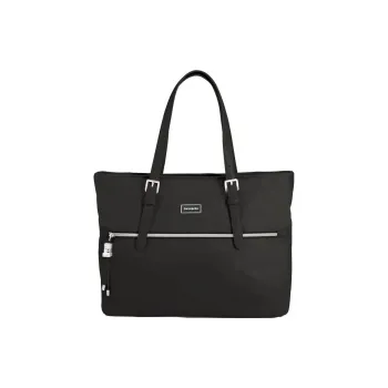 SAMSONITE Nylon Tote Bag Shopping Bag One Shoulder Handbag Medium Size Women's Black