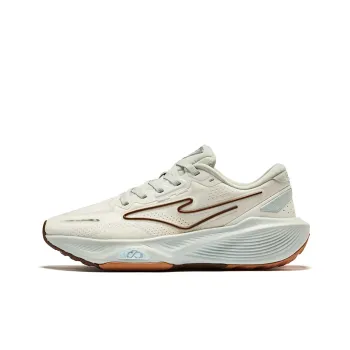 Erke Odd Bullet 5.0 Running Shoes Women's Low Top Microcrystal White Light Gray Green