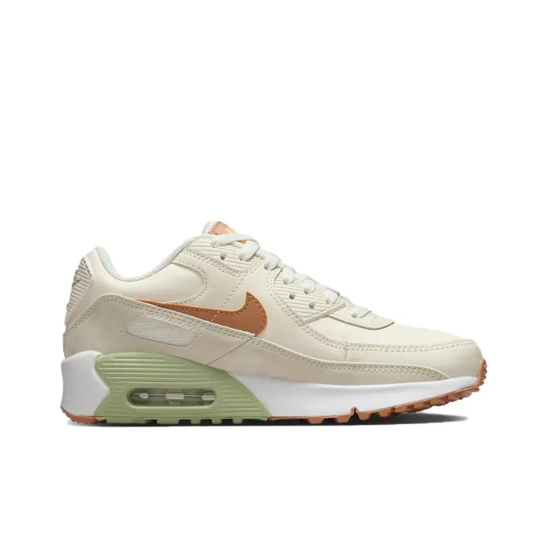 Nike Air Max 90 Leather 'Pale Ivory Honeydew' Gs-1