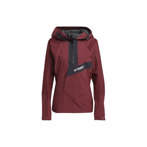 Adidas Terrex Jackets Women's Contour Red