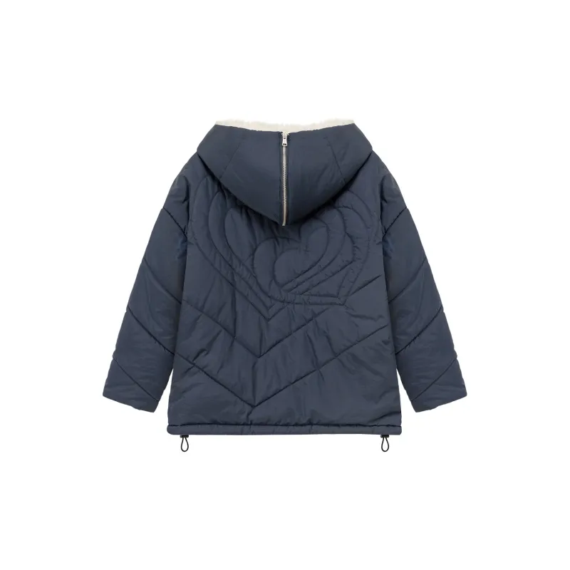 CHUU Puffer Jackets Women's Navy Blue-1