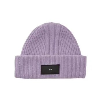Y 3 Logo patch Ribbed knit Beanie