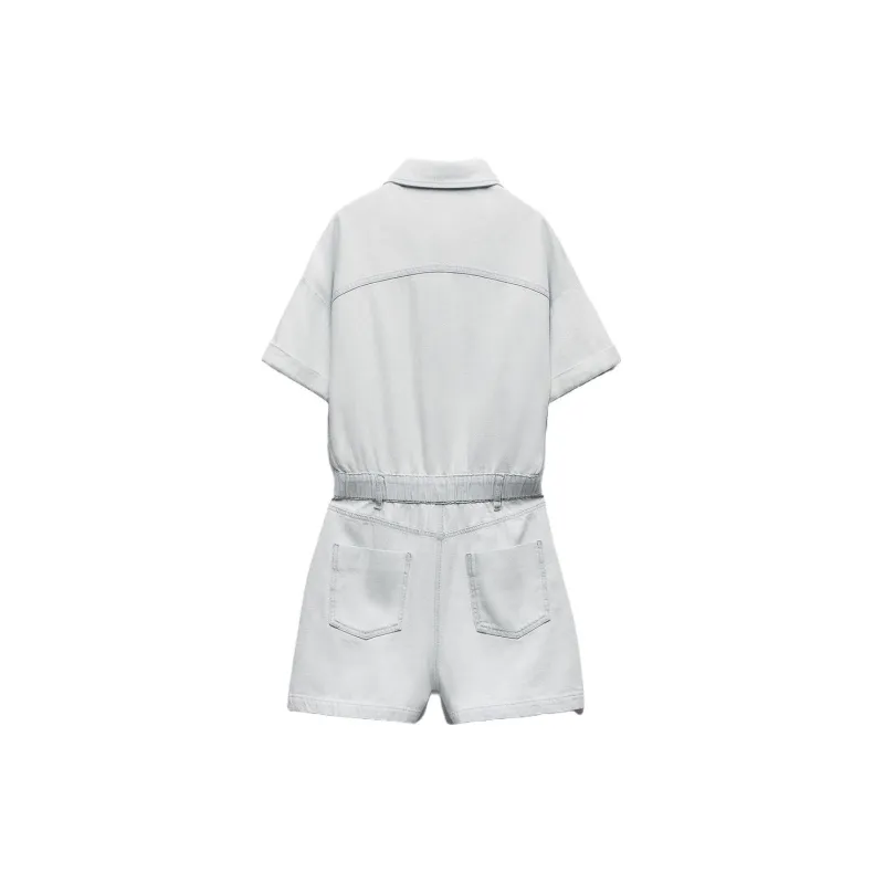 ZARA Jumpsuits Women's Blue-1
