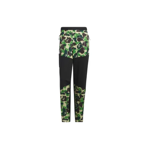 Adidas X Bape Co-brand Sports Pants Men Black