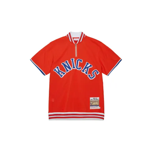 Mitchell Ness Shirts Men Orange