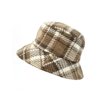 MARJAKURKI Cotton Blend Bucket Hat Round Face Greeting Card Shopping Bag Women's Carefree In The Breeze Women's