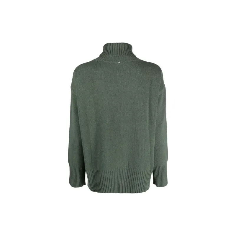 Lorena Antoniazzi Roll neck Piped trim Detail Jumper-1