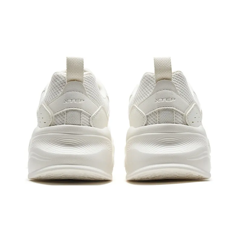 XTEP Wear-Resistant Low-Top Casual Shoes Men's White-4