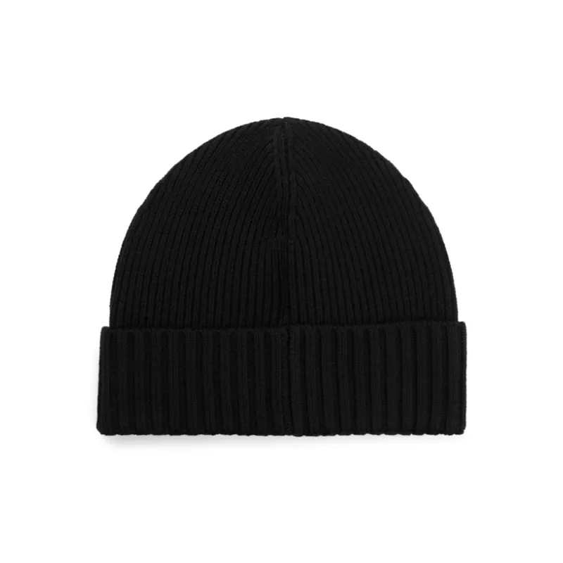 HUGO BOSS Logo Patch Knitted Beanie-1