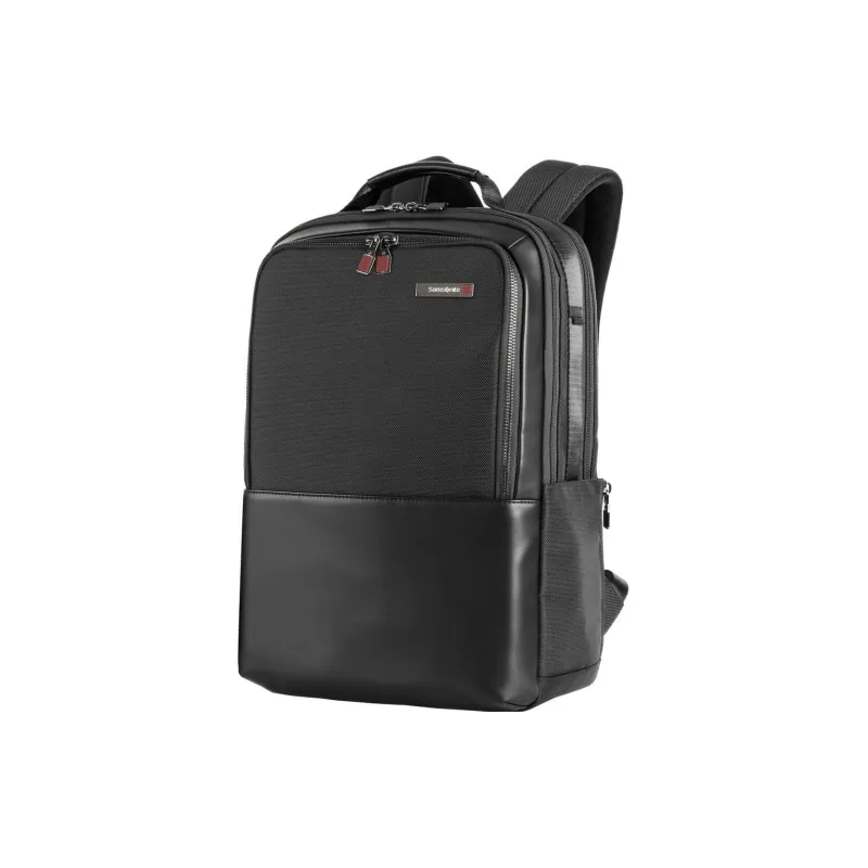SAMSONITE Nylon Spell PU Laptop Backpack Regular Men's Black-1