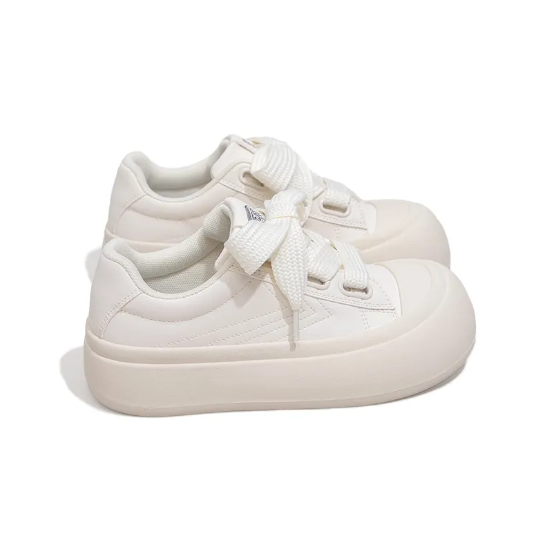 Feiyue Anti-Slip Wear-Resistant Low-Top Skateboard Shoes Women's Beige-2
