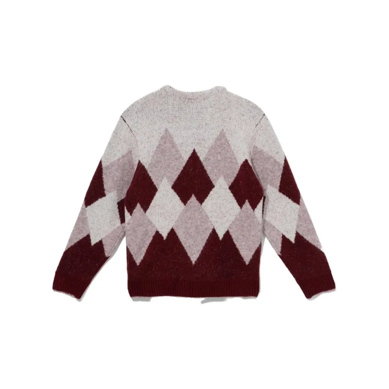 New Era Knitwear Men Burgundy-1