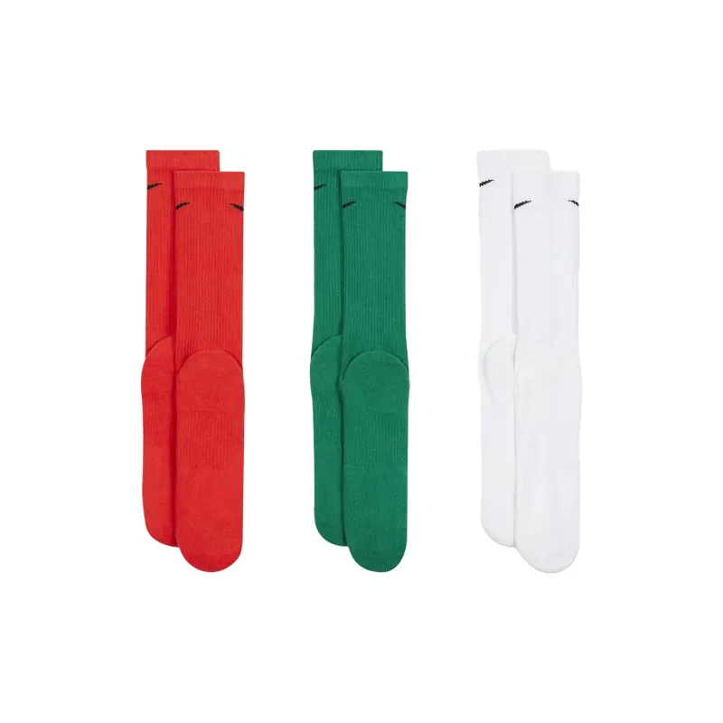 Nike Training Crew Socks Mid Calf Socks Unisex 3 Pack-1