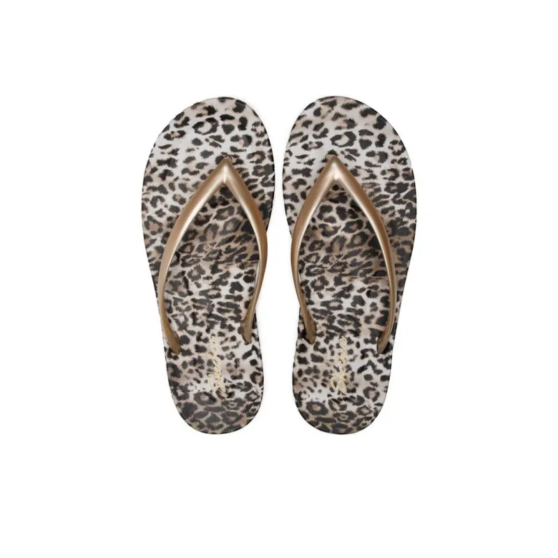 Skechers Quick Dry Flip Flops Women's Leopard Print-2