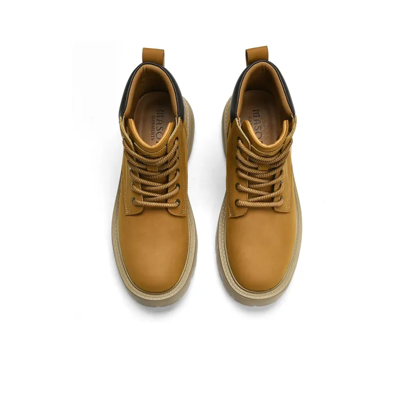 Masongarments Crew Martin Boot Unisex Maple Yellow Box Limited Edition-5