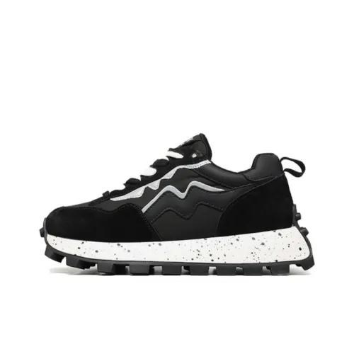 FAIRWHALE Chunky Sneakers Unisex Low-Top