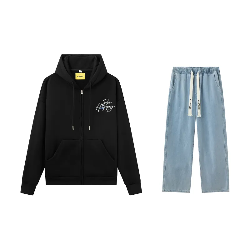 ALORGEEK Sweatshirt Sets Unisex-3