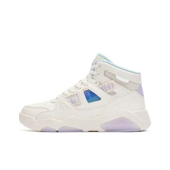 361° Warm High Top Skateboard Shoes Women's Feather White/Hyacinth Purple