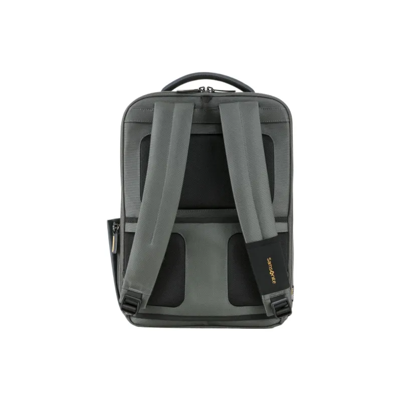 SAMSONITE Cordura Fabric With Polyurethane Coating Laptop Backpack Men's Gray With Navy Accents-2