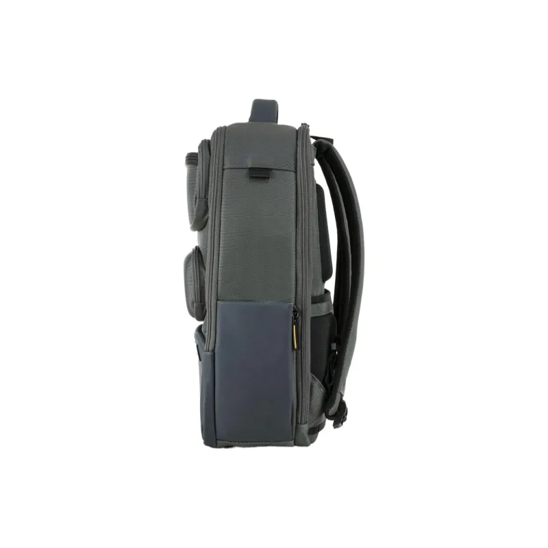SAMSONITE Cordura Fabric With Polyurethane Coating Laptop Backpack Men's Gray With Navy Accents-3