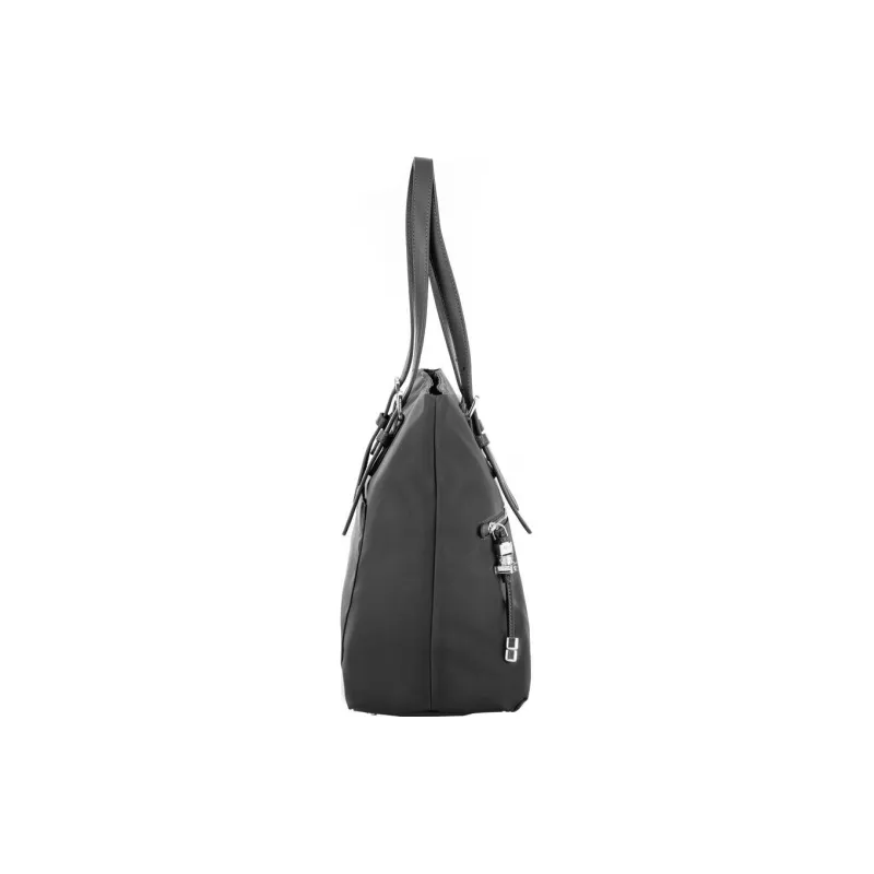 SAMSONITE Nylon Tote Bag Shopping Bag One Shoulder Handbag Medium Size Women's Black-3