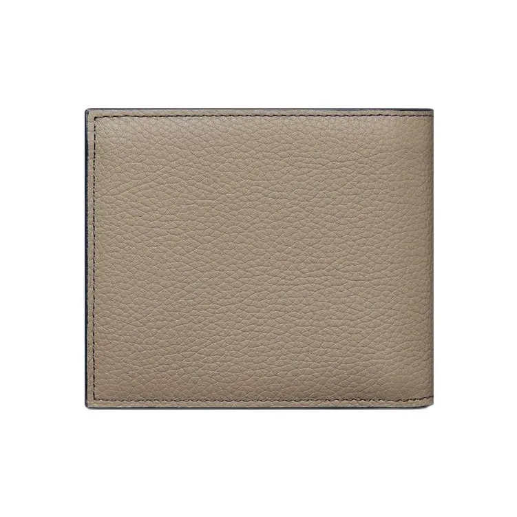 DIOR Grained Calfskin Wallet Regular Women's Brown & Dark Gray-2